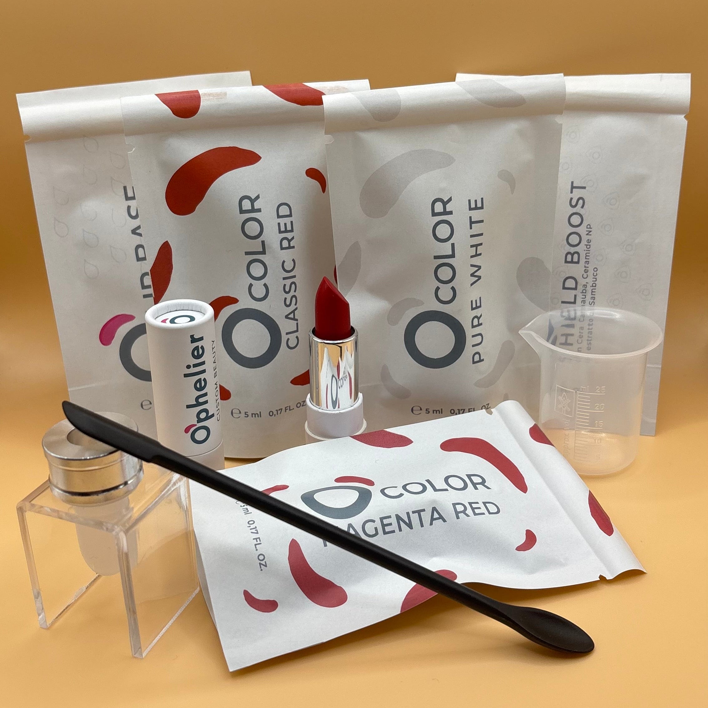 Kit pronto per 2 rossetti fai da te - Sfumature Rosso, Rosa e Corallo